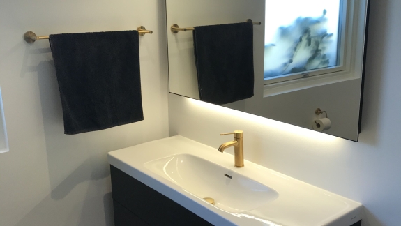 Nyt moderne badeværelse i Nordsjælland